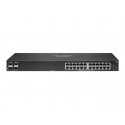 HPE Aruba 6100 24G 4SFP+ Switch - Interruptor - L3 - Administrado - 24 x 10/100/1000 + 4 x 1 Gigabit / 10 Gigabit SFP+ - fluxo 