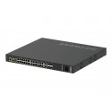 NETGEAR AV Line M4250-26G4XF-PoE+ - Interruptor - L3 - Administrado - 24 x 10/100/1000 (PoE+) + 2 x 10/100/1000 + 4 x 1 Gigabit