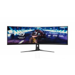 ASUS ROG Strix XG49VQ - Monitor LED - gaming - curvo - 49" - 3840 x 1080 DFHD - VA - 450 cd/m² - 3000:1 - DisplayHDR 400 - 4 ms