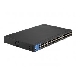 Linksys LGS352C - Interruptor - inteligente - 48 x 10/100/1000 + 4 x 10 Gigabit SFP+ - montável em trilho - Compatível com TAA 