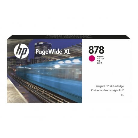 HP 878 - 1 L - magenta - original - PageWide XL - tinteiro - para PageWide XL 8200 312Z3A