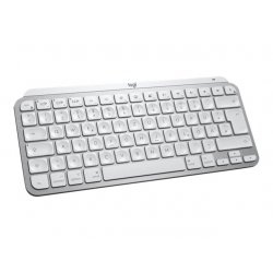 Logitech MX Keys Mini for Mac - Teclado - retroiluminação - Bluetooth - QWERTY - Espanhol - cinza pálido 920-010523