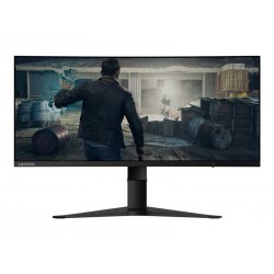 Lenovo G34w-10 - Monitor LED - curvo - 34" - 3440 x 1440 @ 144 Hz - VA - 350 cd/m² - 3000:1 - 4 ms - HDMI, DisplayPort - preto 