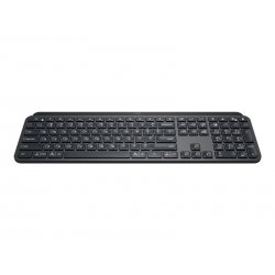 Logitech MX Keys - Teclado - retroiluminação - sem fios - Bluetooth - AZERTY - Francês - grafite 920-010245