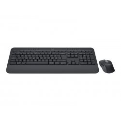 Logitech Signature MK650 Combo for Business - Conjunto de teclado e rato - sem fios - Bluetooth LE - AZERTY - Francês - grafite