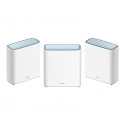 D-Link EAGLE PRO AI M32-3 - Sistema Wi-Fi - (3 routers) - até 740 sq.m - rede 1GbE - Wi-Fi 6 - Dual Band M32-3