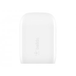 Belkin BoostCharge - Adaptador de alimentação - tecnologia PPS - 30 Watt - 3 A - PD 3.0 (24 pin USB-C) - branco WCA005VF1MWH-B6