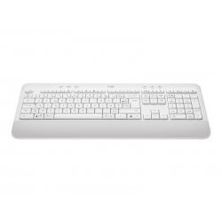 Logitech Signature K650 - Teclado - sem fios - Bluetooth LE - AZERTY - Francês - branco sujo 920-010968