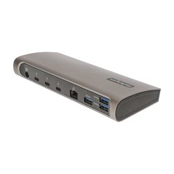 StarTech.com Thunderbolt 4 Dock, 96W Power Delivery, Single 8K/Dual Monitor 4K 60Hz, 3xTB4/USB4 ports, 4xUSB-A, SD, GbE, Thunde