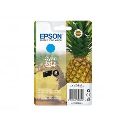 Epson 604 - 2.4 ml - azul cyan - original - blister com RF/alarme acústico - tinteiro - para Expression Home XP-2200, 2205, 320