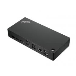 Lenovo ThinkPad Universal USB-C Dock - Estação de engate - USB-C - HDMI, 2 x DP - 1GbE - 90 Watt - Campus 40AY0090EU?5321523388