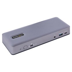 StarTech.com USB-C Docking Station - Multi Monitor HDMI/DP/DP Alt Mode USB-C Dock - 3x 4K30 / 2x 4K60 - 7-Port USB Hub - 60W Po