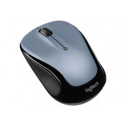 Logitech M325s - Rato - destros e canhotos - óptico - 5 botões - sem fios - 2.4 GHz - receptor sem fio USB - cinza 910-006813