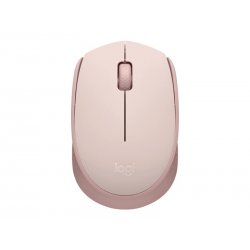 Logitech M171 - Rato - destros e canhotos - óptico - 3 botões - sem fios - 2.4 GHz - receptor sem fio USB - rosa 910-006865