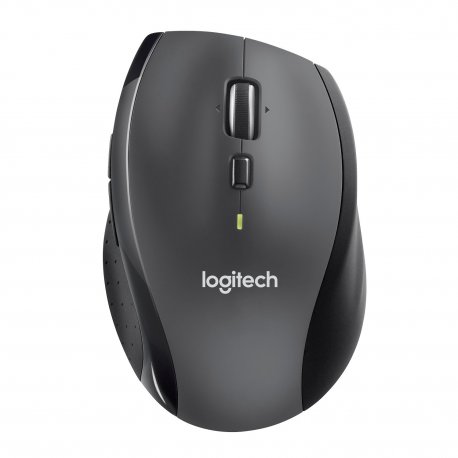 Logitech M705 - Rato - para direita - laser - sem fios - 2.4 GHz - receptor sem fio USB - cinza 910-001949