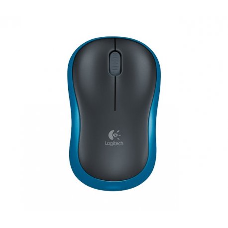 Logitech M185 - Rato - óptico - sem fios - 2.4 GHz - receptor sem fio USB - azul 910-002236