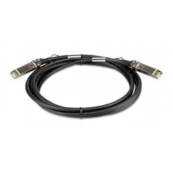 D-Link Direct Attach Cable - Cabo de empilhamento - SFP+ para SFP+ - 3 m - para DGS 3630, DMS 3130, DXS 1100, 1210, 3400, 3600,