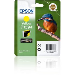 Epson T1594 - 17 ml - amarelo - original - blister - tinteiro - para Stylus Photo R2000 C13T15944010