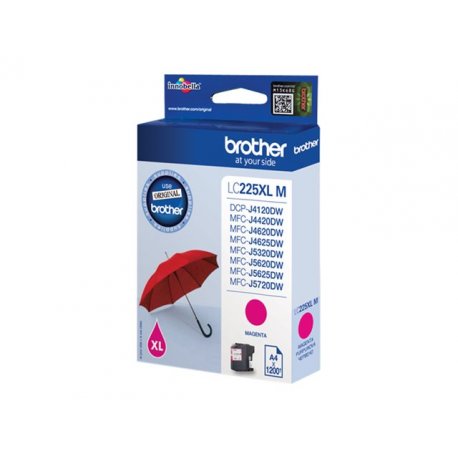 Brother LC225XLM - Magenta - original - tinteiro - para Brother DCP-J4120, MFC-J4420, J4620, J5320, J5620, J5625, J5720, Busine