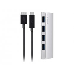 Belkin - Switch de compartilhamento periférico USB - 4 x SuperSpeed USB 3.0 - desktop F4U088VF