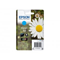 Epson 18 - 3.3 ml - azul cyan - original - blister com RF/alarme acústico - tinteiro - para Expression Home XP-212, 215, 225, 3