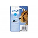 Epson T0712 - 5.5 ml - azul cyan - original - blister com RF/alarme acústico - tinteiro - para Stylus DX9400, SX115, SX210, SX2