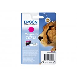 Epson T0713 - 5.5 ml - magenta - original - blister com alarme RF - tinteiro - para Stylus DX9400, SX115, SX210, SX215, SX218, 