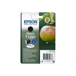 Epson T1291 - Tamanho L - preto - original - blister com alarme RF - tinteiro - para Stylus SX230, SX235, SX430, SX438, WorkFor