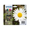 Epson 18 Multipack - Pack de 4 - 15.1 ml - preto, amarelo, azul cyan, magenta - original - blister com RF/alarme acústico - tin