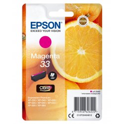 Epson 33 - 4.5 ml - magenta - original - blister - tinteiro - para Expression Home XP-635, 830, Expression Premium XP-530, 540,