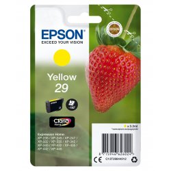 Epson 29 - 3.2 ml - amarelo - original - blister - tinteiro - para Expression Home XP-245, 247, 255, 257, 332, 342, 345, 352, 3