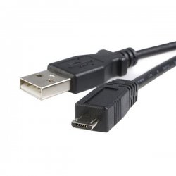 StarTech.com 0.5m Micro USB Cable A to Micro B - Cabo USB - USB (M) para Micro USB Tipo B (M) - USB 2.0 - 50 cm - preto - para 