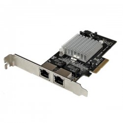 StarTech.com Dual Port PCI Express (PCIe x4) Gigabit Ethernet Server Adapter - 2 Port Network Card - Intel i350 NIC - GbE Netwo