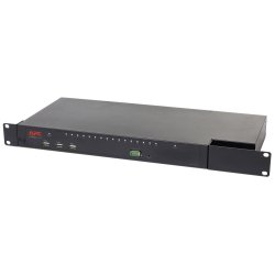 APC KVM1116R - Chave KVM - 1 utilizador local - 1 utilizador IP - montável em trilho - para P/N: SMTL1000RMI2UC, SMX1000C, SMX1