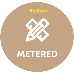 Yellow para Metered Color 550,560,570,C60,C70,7965-737K/34K MTR006R01522