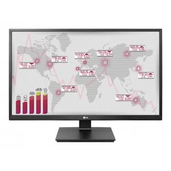 LG 27BK55YP-W - Monitor LED - 27" - 1920 x 1080 Full HD (1080p) @ 75 Hz - IPS - 250 cd/m² - 1000:1 - 5 ms - HDMI, DVI-D, VGA, D