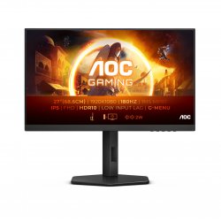 AOC Gaming 27G4X - G4 Series - monitor LED - gaming - 27" - 1920 x 1080 Full HD (1080p) @ 180 Hz - IPS - 300 cd/m² - 1000:1 - H