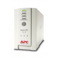 APC Back-UPS CS 650 - UPS - AC 230 V - 400 Watt - 650 VA - RS-232, USB - conectores de saída: 4 - bege BK650EI