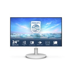 Philips V-line 241V8AW - Monitor LED - 24" (23.8" visível) - 1920 x 1080 Full HD (1080p) @ 75 Hz - IPS - 250 cd/m² - 1000:1 - 4