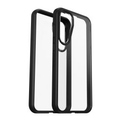 OtterBox React Series - Tampa posterior para telemóvel - cristal negro (transparente/preto) - para Samsung Galaxy S23 FE 77-942