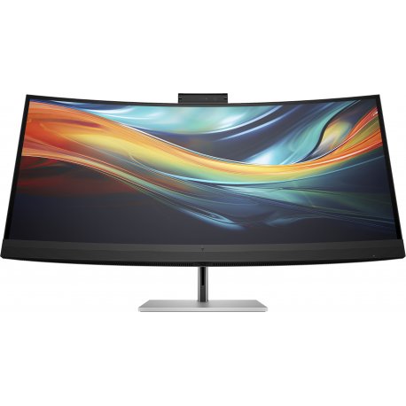 HP 740pm - Series 7 Pro - monitor LED - curvo - 40" (39.7" visível) - 5120 x 2160 WUHD @ 60 Hz - IPS - 300 cd/m² - 1000:1 - 5 m