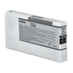 Epson T6538 - 200 ml - preto opaco - original - tinteiro C13T65380N