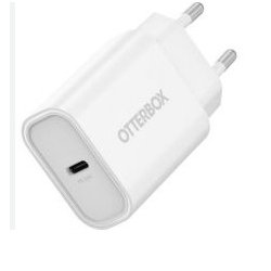 OtterBox - Adaptador de alimentação - 20 Watt - PD (24 pin USB-C) - branco - Europa 78-81414