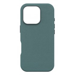 OtterBox Symmetry Series - Tampa posterior para telemóvel - compatibilidade MagSafe - cabedal verde, poliuretano - sálvia (verd