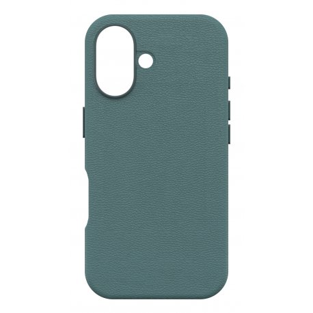 OtterBox Symmetry Series - Tampa posterior para telemóvel - compatibilidade MagSafe - cabedal verde, poliuretano - sálvia (verd