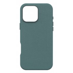 OtterBox Symmetry Series - Tampa posterior para telemóvel - compatibilidade MagSafe - cabedal verde, poliuretano - sálvia (verd