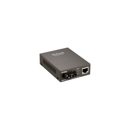 D-Link DMC F02SC - Conversor de media de fibra - 100Mb LAN - 10Base-T, 100Base-FX, 100Base-TX - RJ-45 / SC multi-modos - até 2 