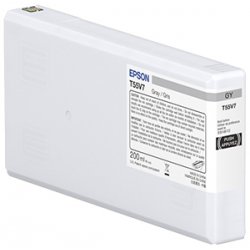 Epson T55W7 - 200 ml - cinza - original - tinteiro - para P/N: C11CL14301A0 C13T55W700