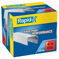 Agrafos 9/12 Rapid (60/90 Folhas) Cx5000un 1551013