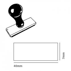 Pack Base Zinco Carimbo 40x07mm (1)+ Cabo Plástico 10un 5721033